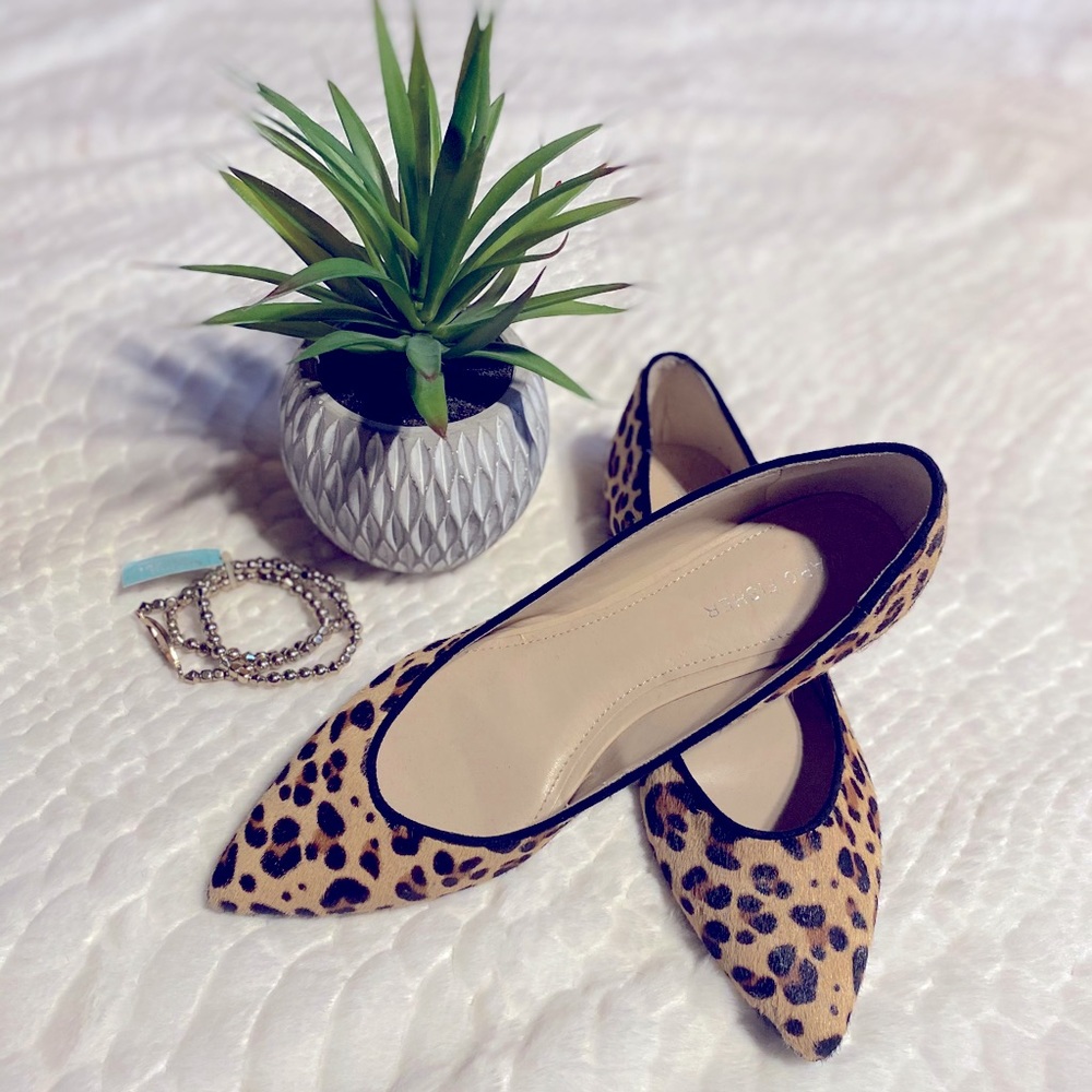 Marc fisher cheetah print flats